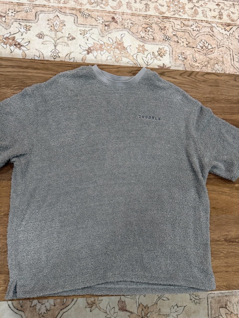 YoungLA Cozy Grey Textured Men’s T-shirt